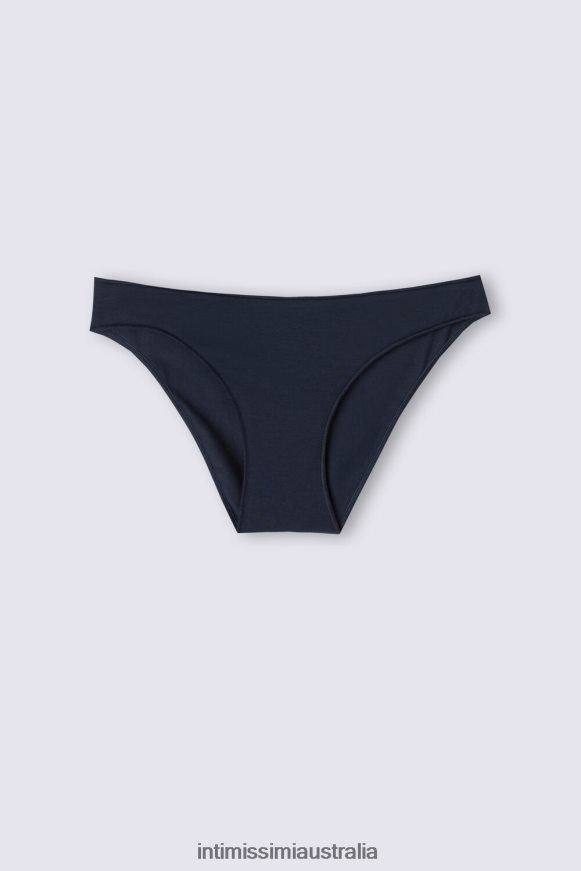 Intimissimi Women 1467-Intense Blue Underwear 0RJT48882 Low rise Cotton Knickers