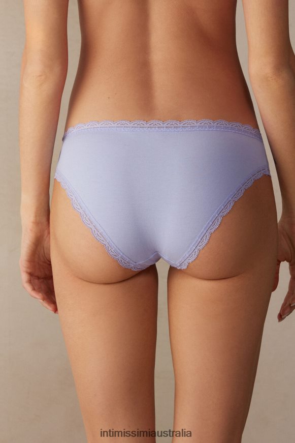 Intimissimi Women 212J-Sweet Lavender Underwear 0RJT48996 Cotton and Lace Briefs