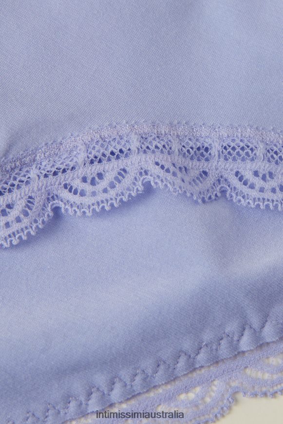 Intimissimi Women 212J-Sweet Lavender Underwear 0RJT48996 Cotton and Lace Briefs