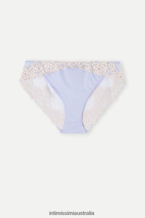 Intimissimi Women 214J-Sweet Lavender/Ivory Underwear 0RJT48961 Pretty Flowers Briefs