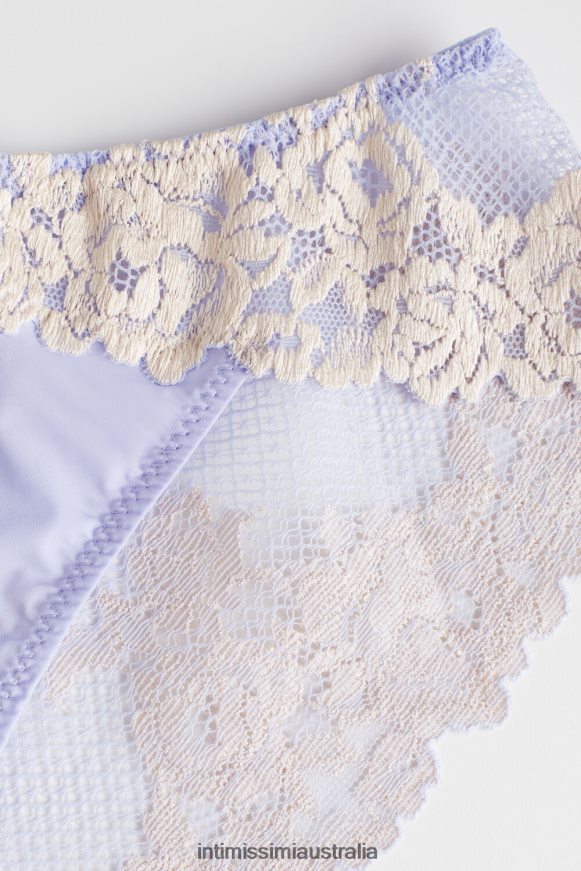 Intimissimi Women 214J-Sweet Lavender/Ivory Underwear 0RJT48961 Pretty Flowers Briefs