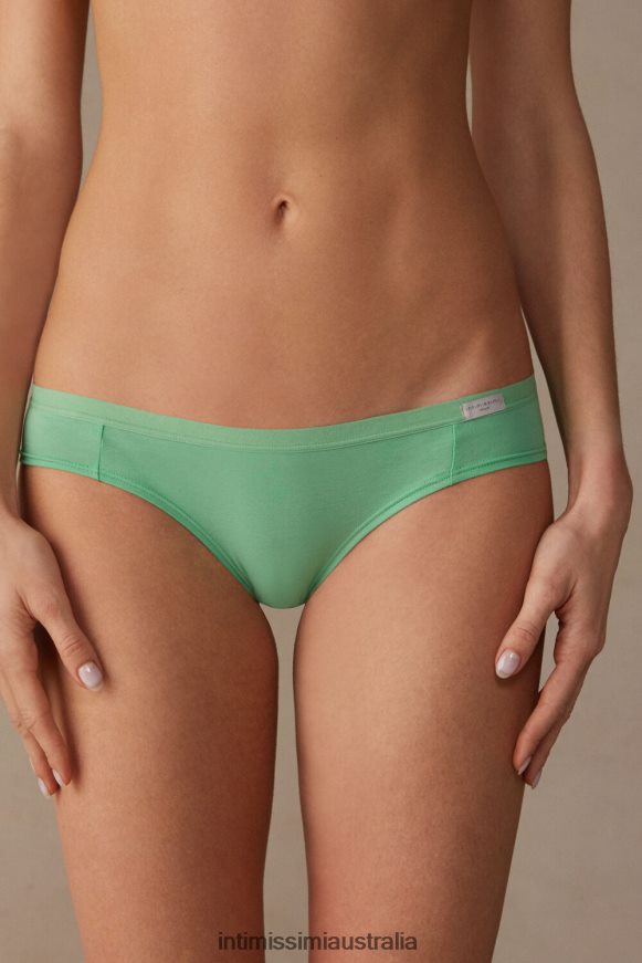 Intimissimi Women 218J-Apple Mint Underwear 0RJT48982 Natural Cotton Panties
