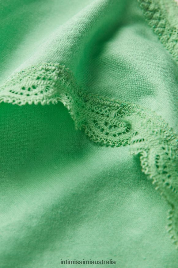 Intimissimi Women 218J-Apple Mint Underwear 0RJT48994 Cotton and Lace Briefs