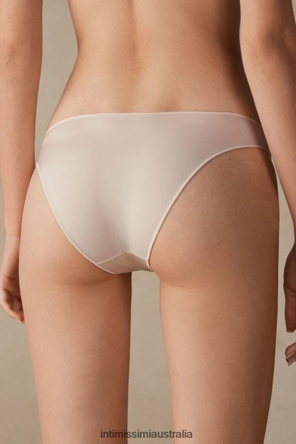Intimissimi Women 2280-Pink Silk Underwear 0RJT481008 Ultralight Microfibre Low-Rise Briefs