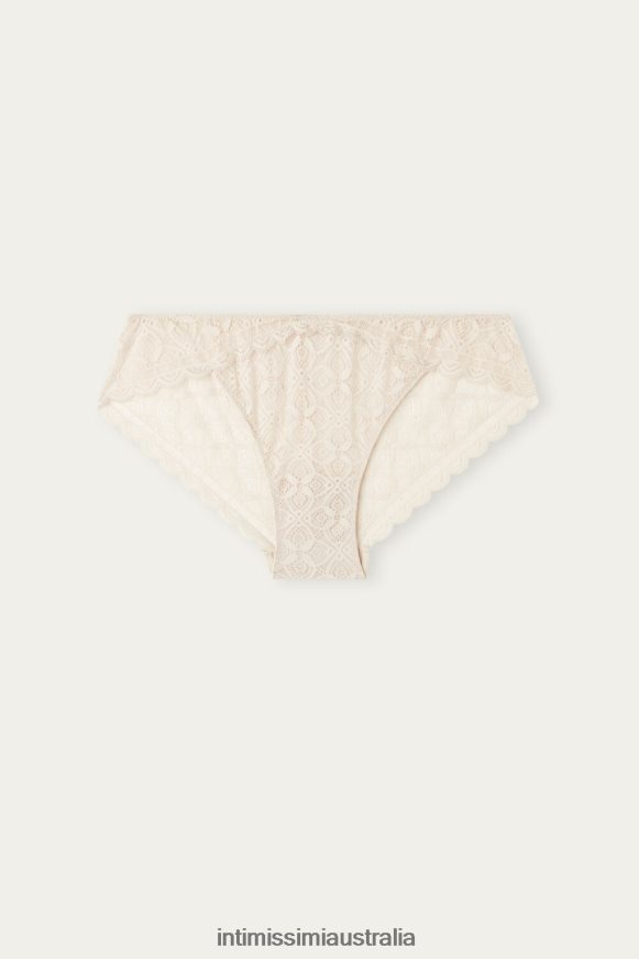 Intimissimi Women 2280-Pink Silk Underwear 0RJT481057 Low-Rise Lace Briefs