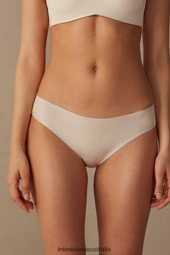 Intimissimi Women 2280-Pink Silk Underwear 0RJT481170 Seamless Microfibre Snug-Fit Panties