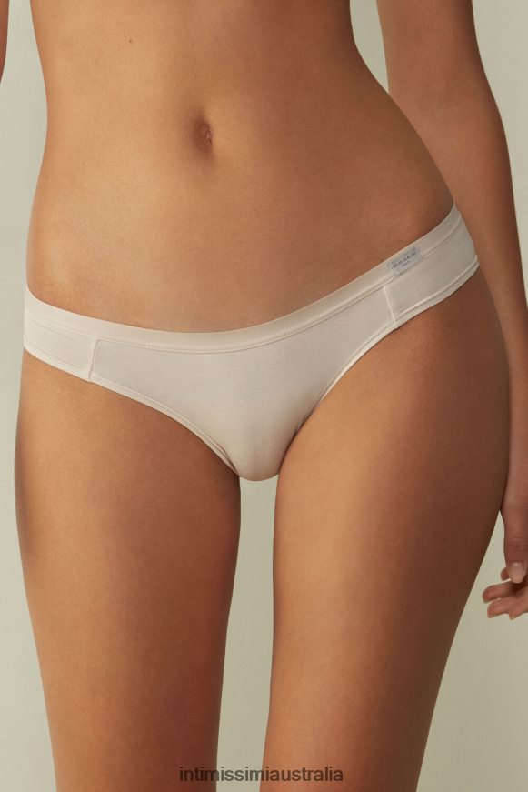 Intimissimi Women 2280-Pink Silk Underwear 0RJT481189 Natural Cotton Panties