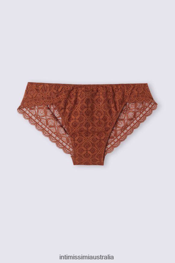 Intimissimi Women 332J-Light Cinnamon Underwear 0RJT48876 Low-Rise Lace Briefs