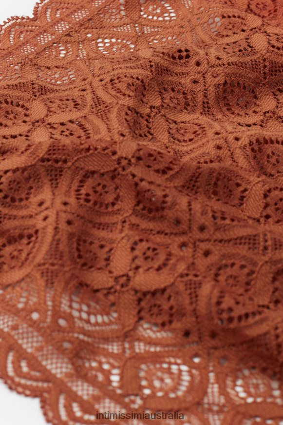 Intimissimi Women 332J-Light Cinnamon Underwear 0RJT48876 Low-Rise Lace Briefs