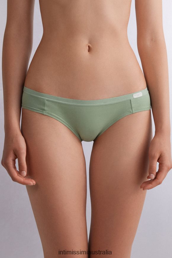 Intimissimi Women 344J-Salvia Green Underwear 0RJT48870 Natural Cotton Panties