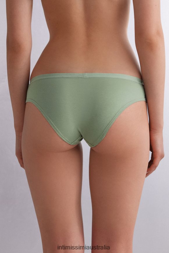 Intimissimi Women 344J-Salvia Green Underwear 0RJT48870 Natural Cotton Panties
