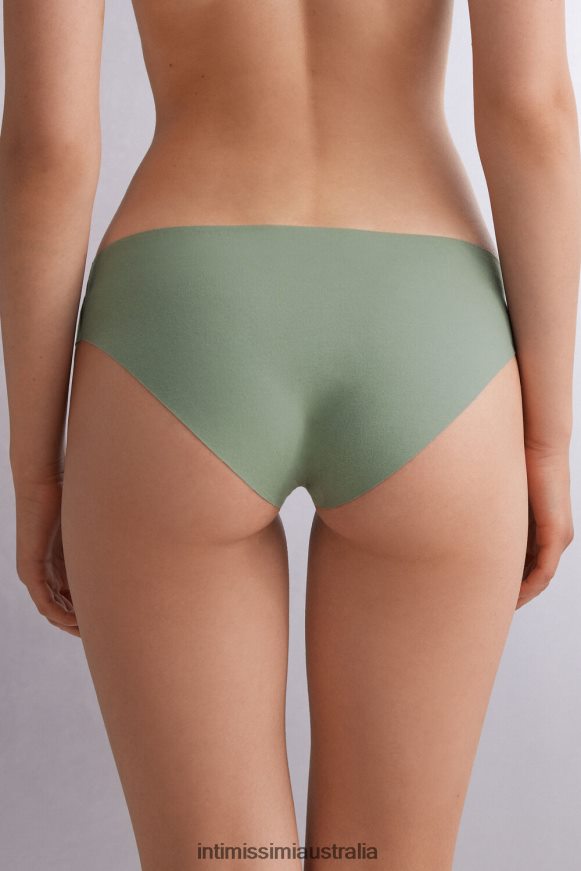 Intimissimi Women 344J-Salvia Green Underwear 0RJT48907 Raw-Cut Cotton Briefs