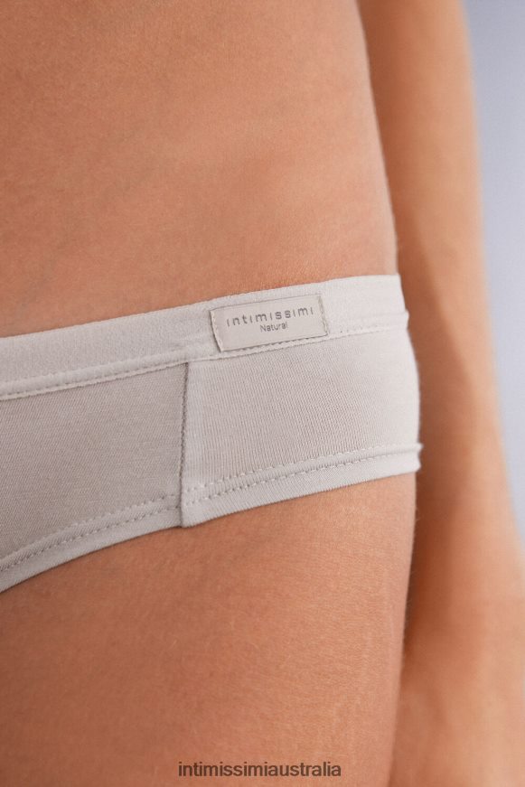 Intimissimi Women 347J-Ice Grey Underwear 0RJT48858 Natural Cotton Panties