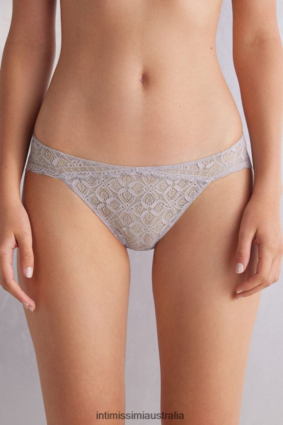 Intimissimi Women 347J-Ice Grey Underwear 0RJT48859 Low-Rise Lace Briefs