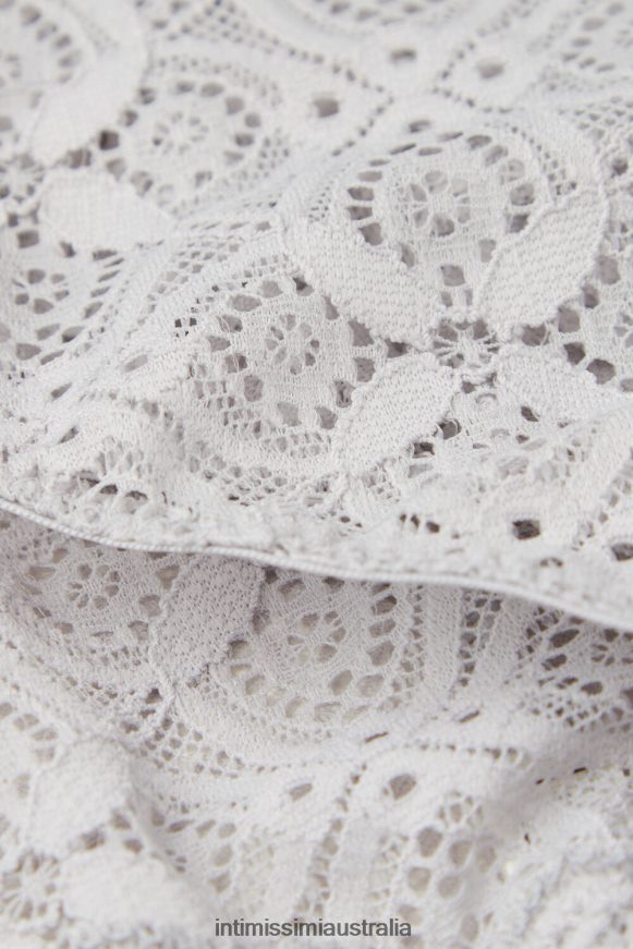 Intimissimi Women 347J-Ice Grey Underwear 0RJT48859 Low-Rise Lace Briefs