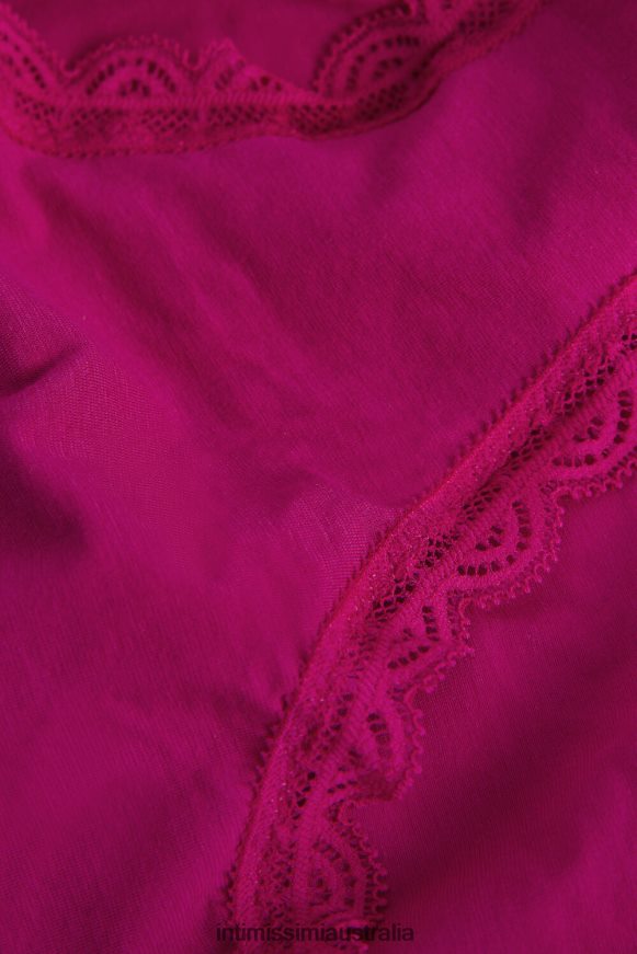 Intimissimi Women 348J-Purple Orchid Underwear 0RJT48892 Cotton and Lace Briefs