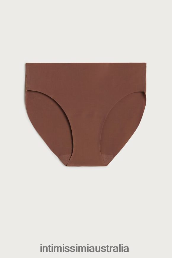 Intimissimi Women 502I-Dark Beige Underwear 0RJT481137 Seamless Microfibre Snug-Fit Panties