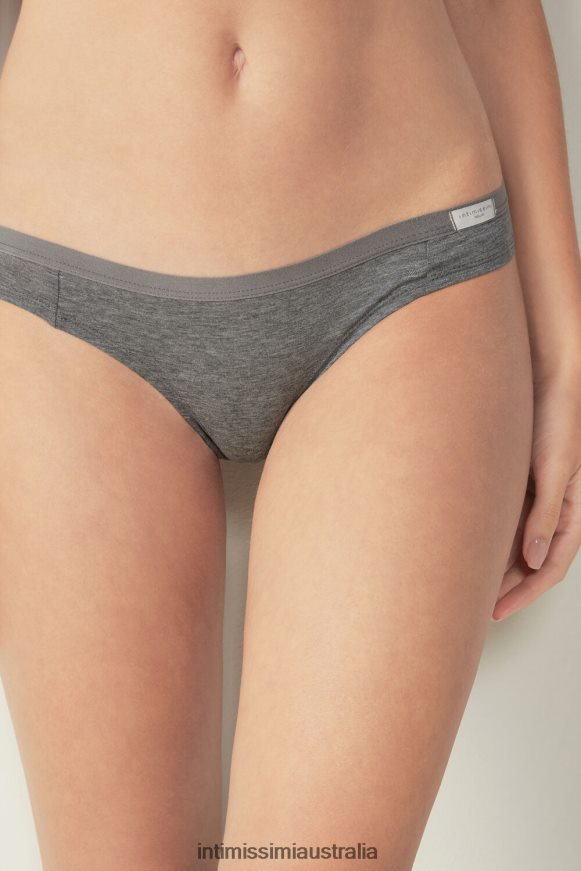 Intimissimi Women 616I-Cloud Grey Blend Underwear 0RJT481126 Natural Cotton Panties