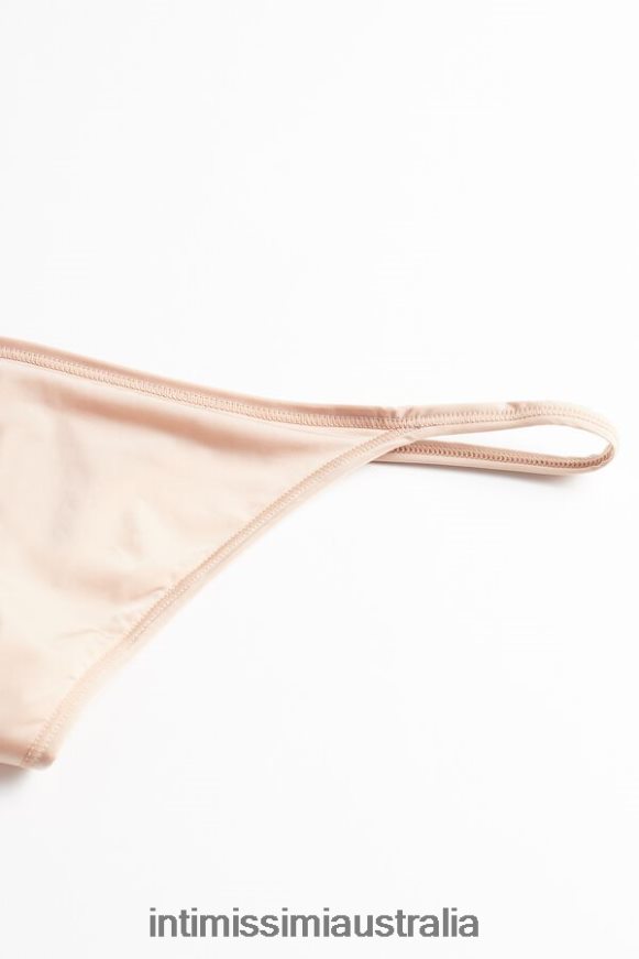 Intimissimi Women 044-Soft Beige Underwear 0RJT481100 Ultralight Microfibre G-String with Side Straps