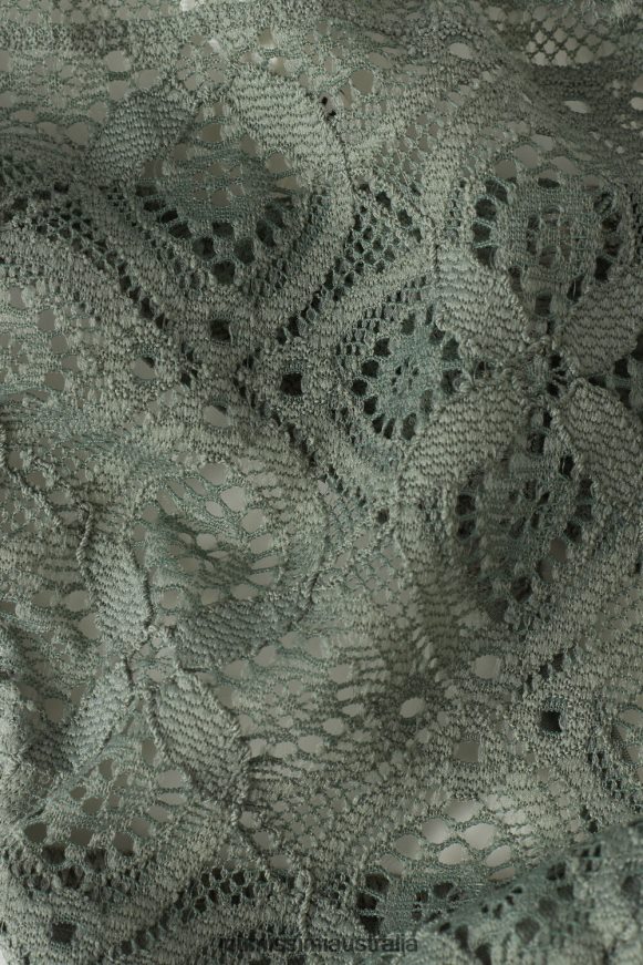 Intimissimi Women 344J-Salvia Green Underwear 0RJT48909 Lace Thong with Side Straps