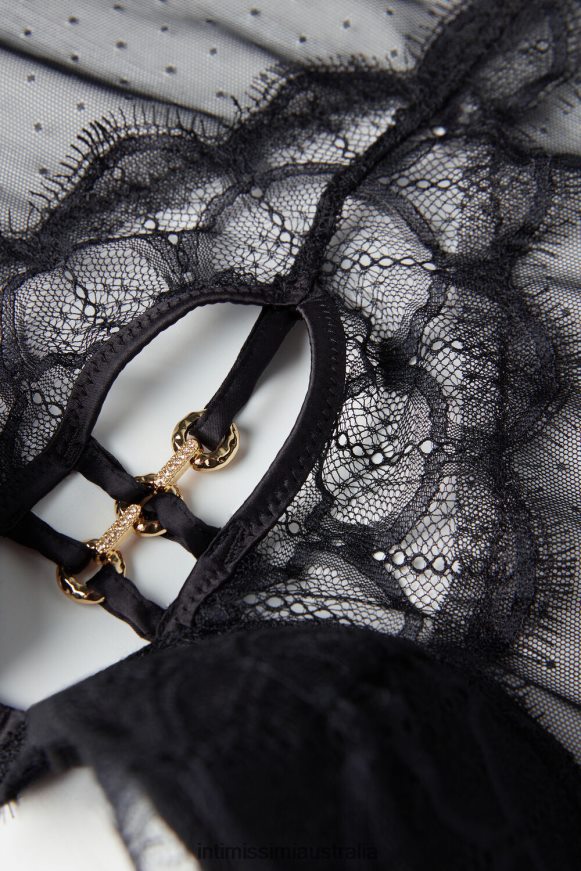 Intimissimi Women 019-Black Apparel 0RJT481219 Pure Charme Carioca Basque