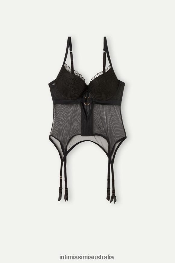 Intimissimi Women 019-Black Apparel 0RJT481222 Steal the Show Carioca Basque