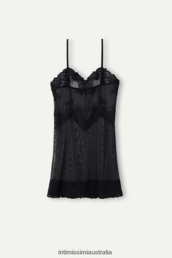 Intimissimi Women 019-Black Apparel 0RJT481231 Pretty Flowers Babydoll