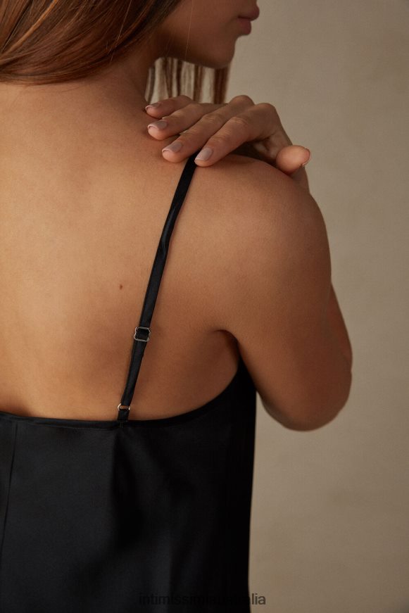 Intimissimi Women 019-Black Apparel 0RJT481252 Silk Slip