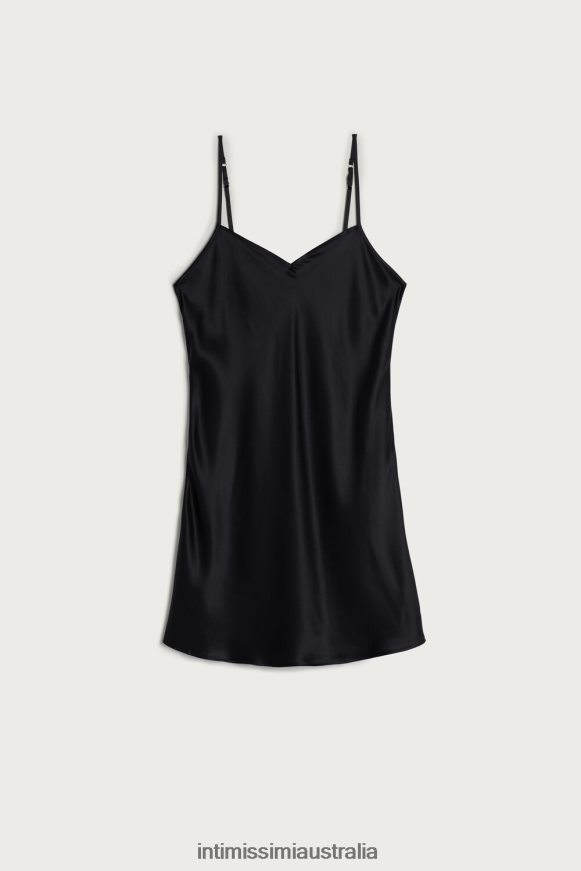 Intimissimi Women 019-Black Apparel 0RJT481252 Silk Slip