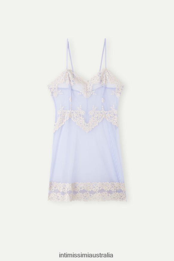 Intimissimi Women 214J-Sweet Lavender/Ivory Apparel 0RJT481217 Pretty Flowers Babydoll