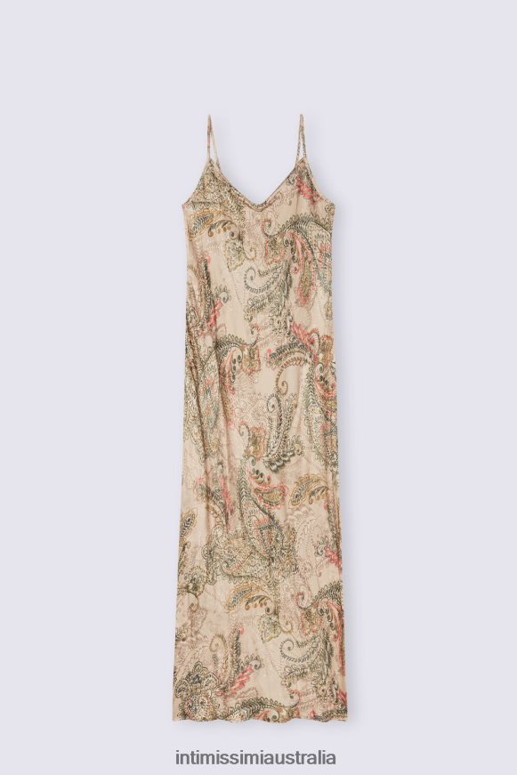 Intimissimi Women 342J-St.Golden Goddess Apparel 0RJT481203 Golden Goddess Full-length Viscose Satin Slip