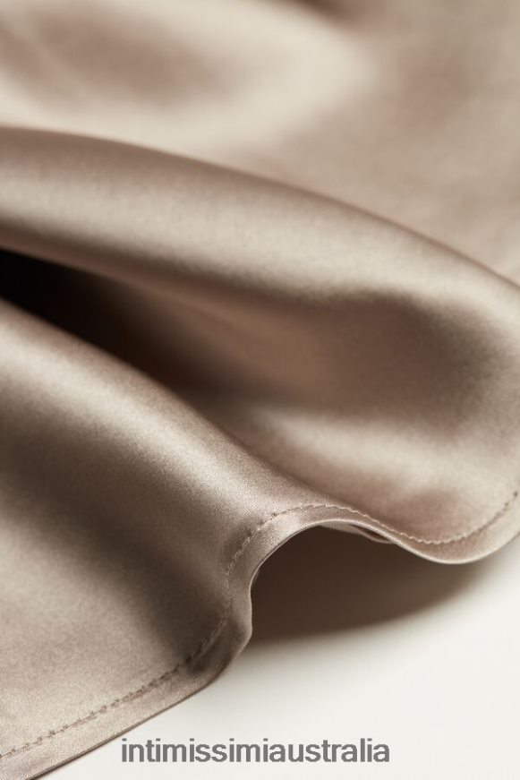 Intimissimi Women 651I-Powder Beige Apparel 0RJT481237 Midi-Length Slip in Silk