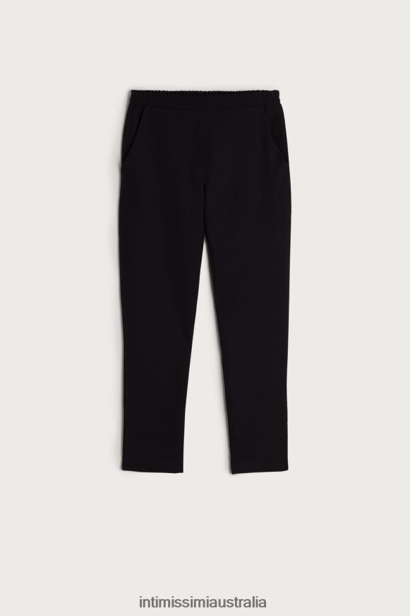 Intimissimi Women 019-Black Apparel 0RJT481472 Trousers with Pockets