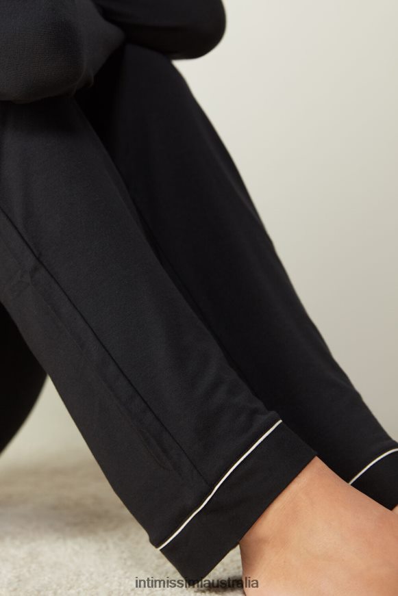 Intimissimi Women 019-Black Apparel 0RJT481671 Long Micromodal Trousers