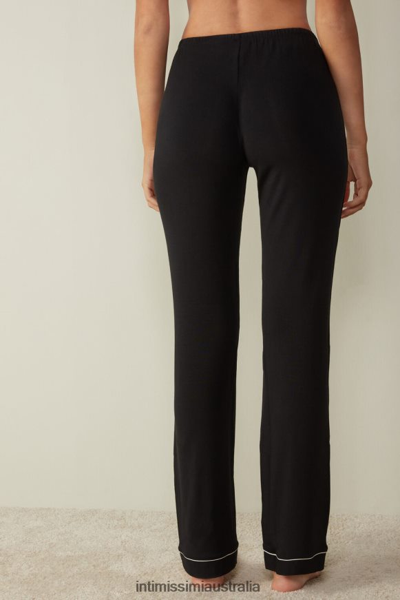 Intimissimi Women 019-Black Apparel 0RJT481671 Long Micromodal Trousers