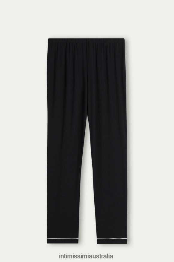 Intimissimi Women 019-Black Apparel 0RJT481671 Long Micromodal Trousers