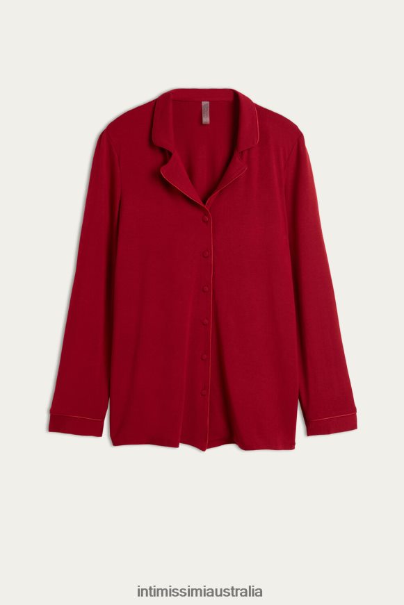 Intimissimi Women 1473-Red Apparel 0RJT481651 Long-Sleeve Micromodal Jacket
