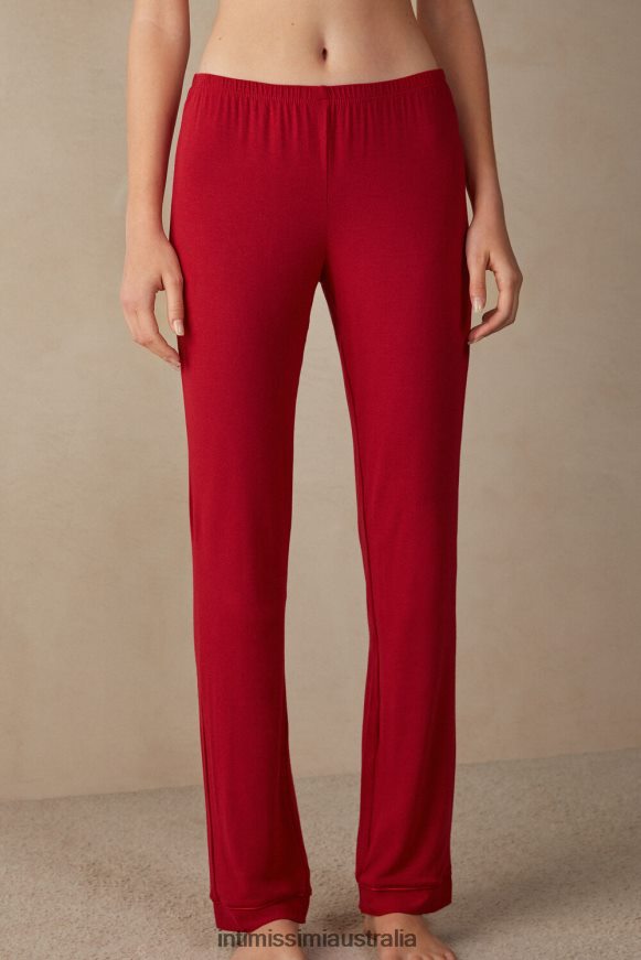 Intimissimi Women 1473-Red Apparel 0RJT481653 Long Micromodal Trousers