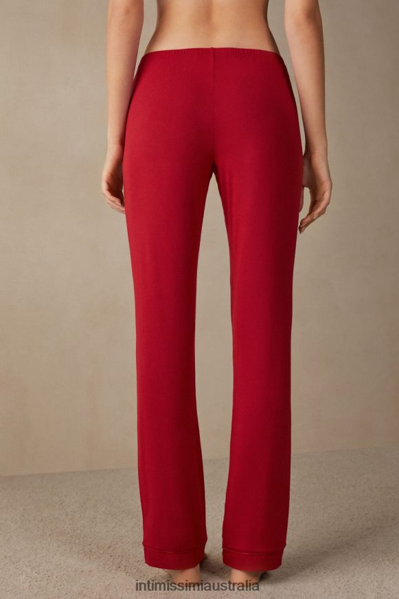Intimissimi Women 1473-Red Apparel 0RJT481653 Long Micromodal Trousers