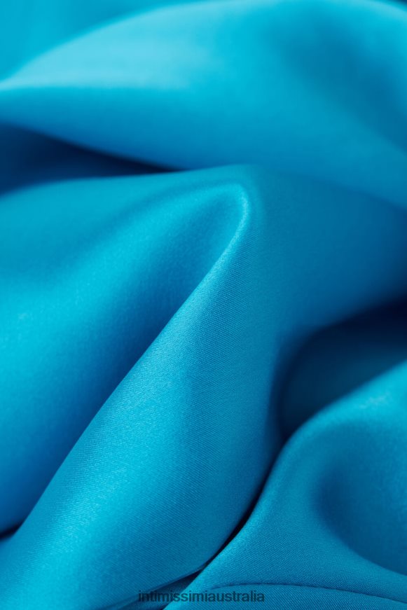 Intimissimi Women 210J-Digital Turquoise Apparel 0RJT481569 Silk Satin Trousers