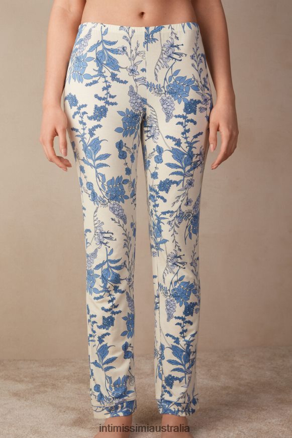Intimissimi Women 222J-Feeling Beautiful Print Apparel 0RJT481548 Feeling Beautiful Full-Length Modal Trousers