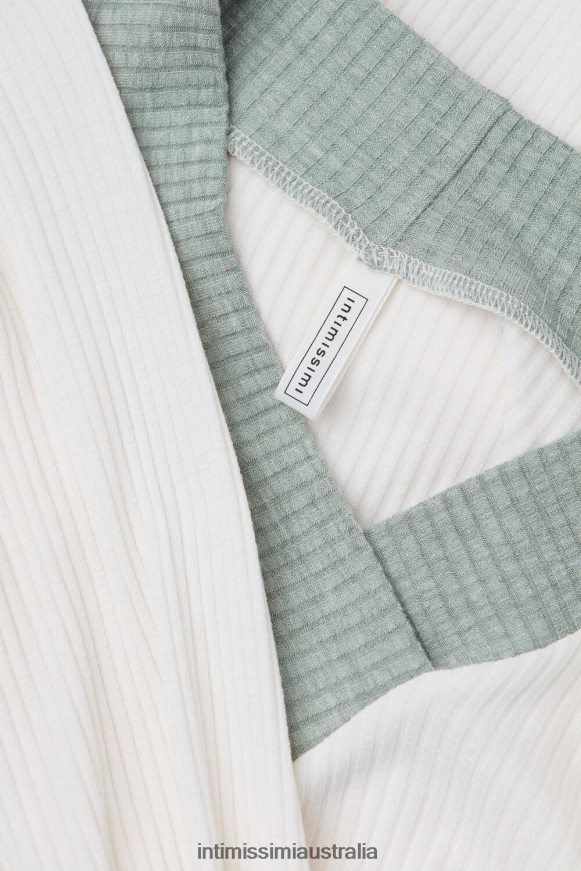 Intimissimi Women 612I-Vanilla Ivory Apparel 0RJT481565 Lost in Fields V-neck Modal Top