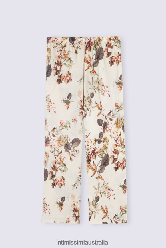 Intimissimi Women 999I-St.Autumn Botanics Apparel 0RJT481593 Autumn Botanic Ultrafresh Supima Cotton Trousers