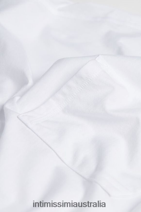 Intimissimi Women 001-White Apparel 0RJT481662 Ultrafresh Supima Cotton Nightdress