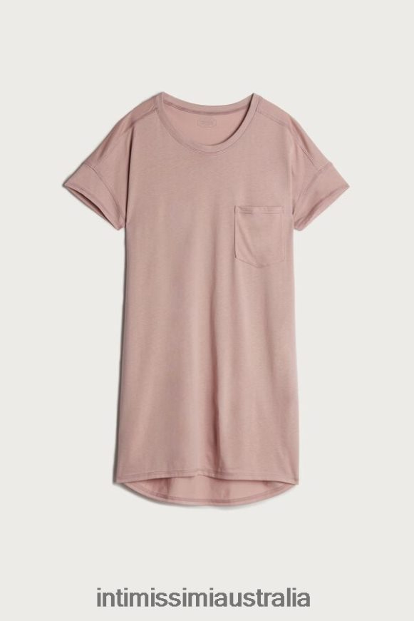Intimissimi Women 011I-Pink Apparel 0RJT481660 Ultrafresh Supima Cotton Nightdress