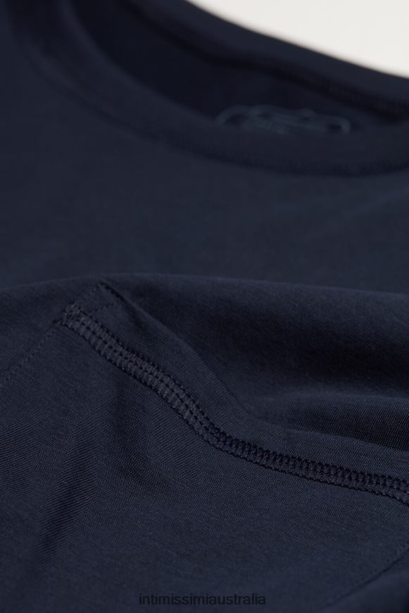 Intimissimi Women 1467-Intense Blue Apparel 0RJT481658 Ultrafresh Supima Cotton Nightdress