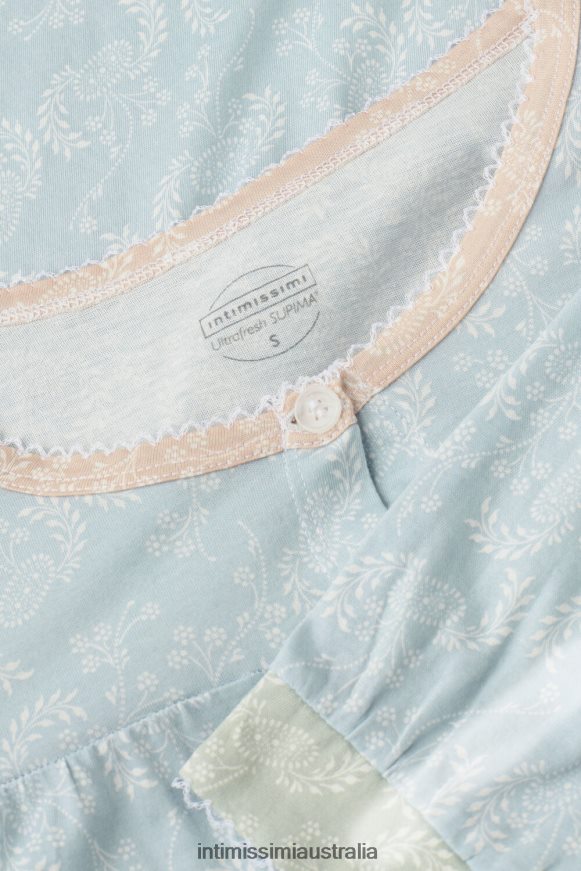 Intimissimi Women 226J-Romantic Cashmere Print Apparel 0RJT481544 Romantic Cashmere Button-Up Nightdress