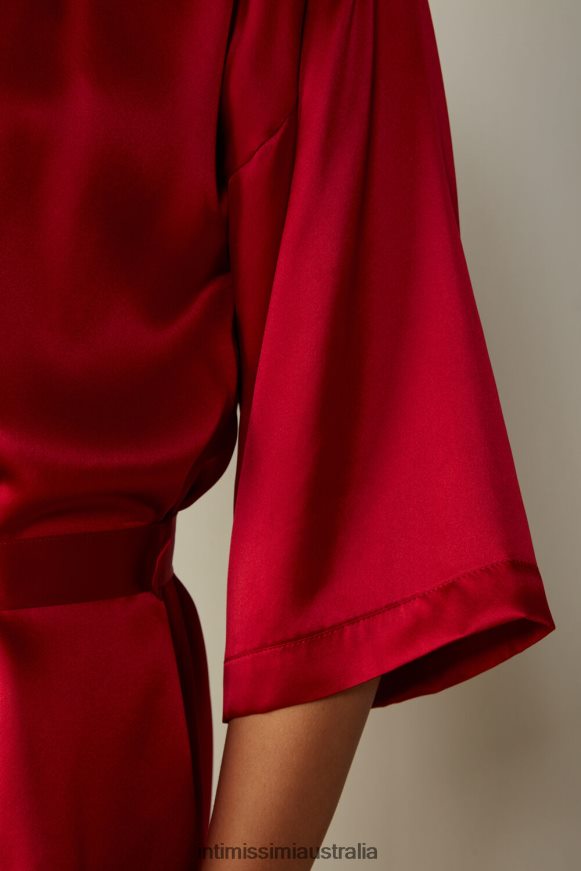 Intimissimi Women 1473-Red Apparel 0RJT481678 Silk Kimono