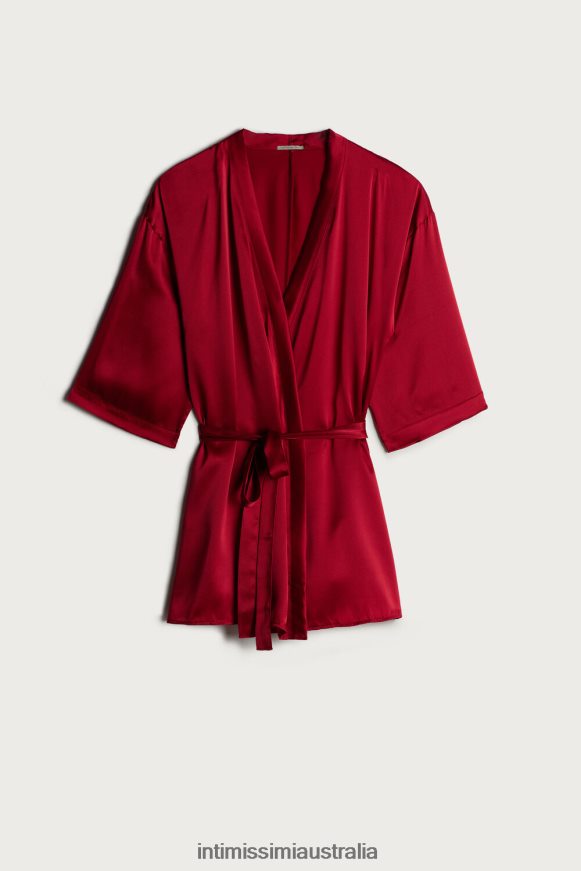 Intimissimi Women 1473-Red Apparel 0RJT481678 Silk Kimono