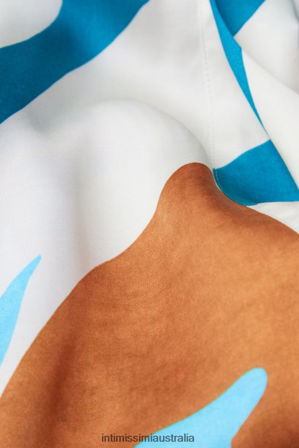 Intimissimi Women 241J-Summer Vibes Print Apparel 0RJT481523 Summer Vibes Viscose Satin Kimono